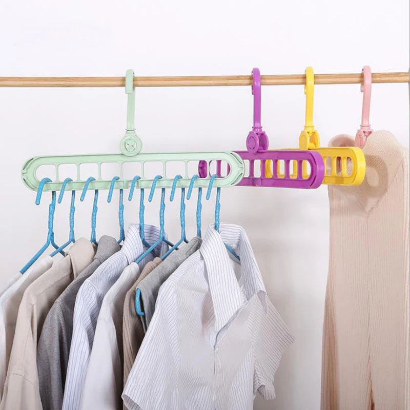 Креативная Многофункциональная вешалка Пластиковая Складная сушильный стеллаж