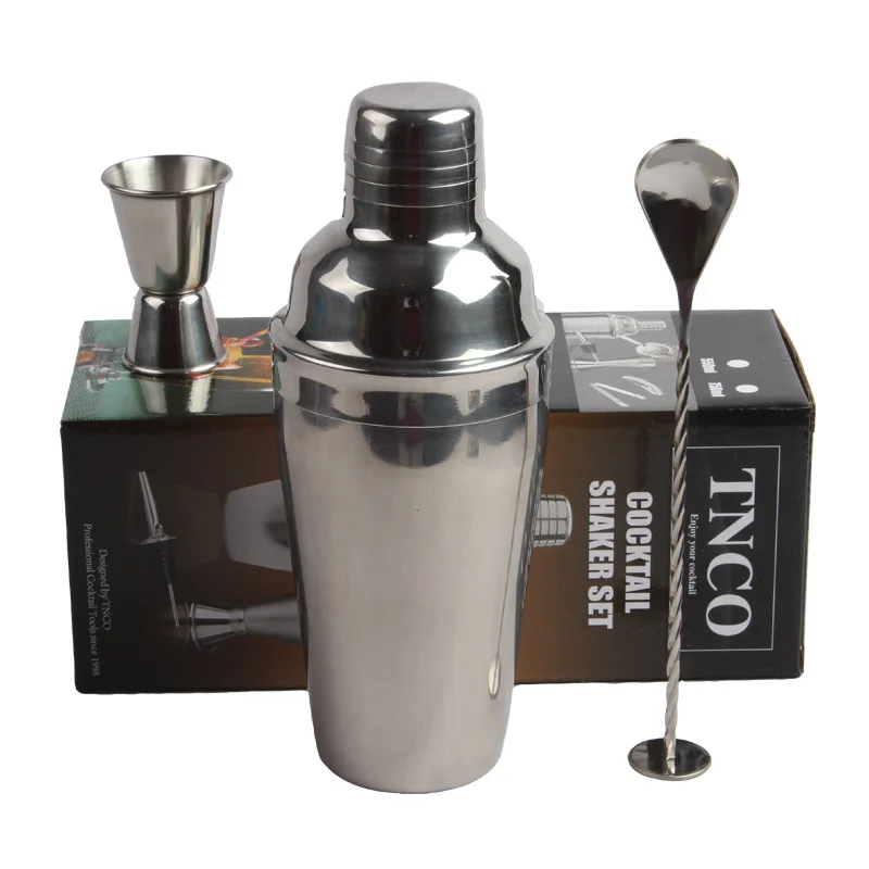 Коктейльный шейкер из нержавеющей стали 550 мл|Наборы для бара| |