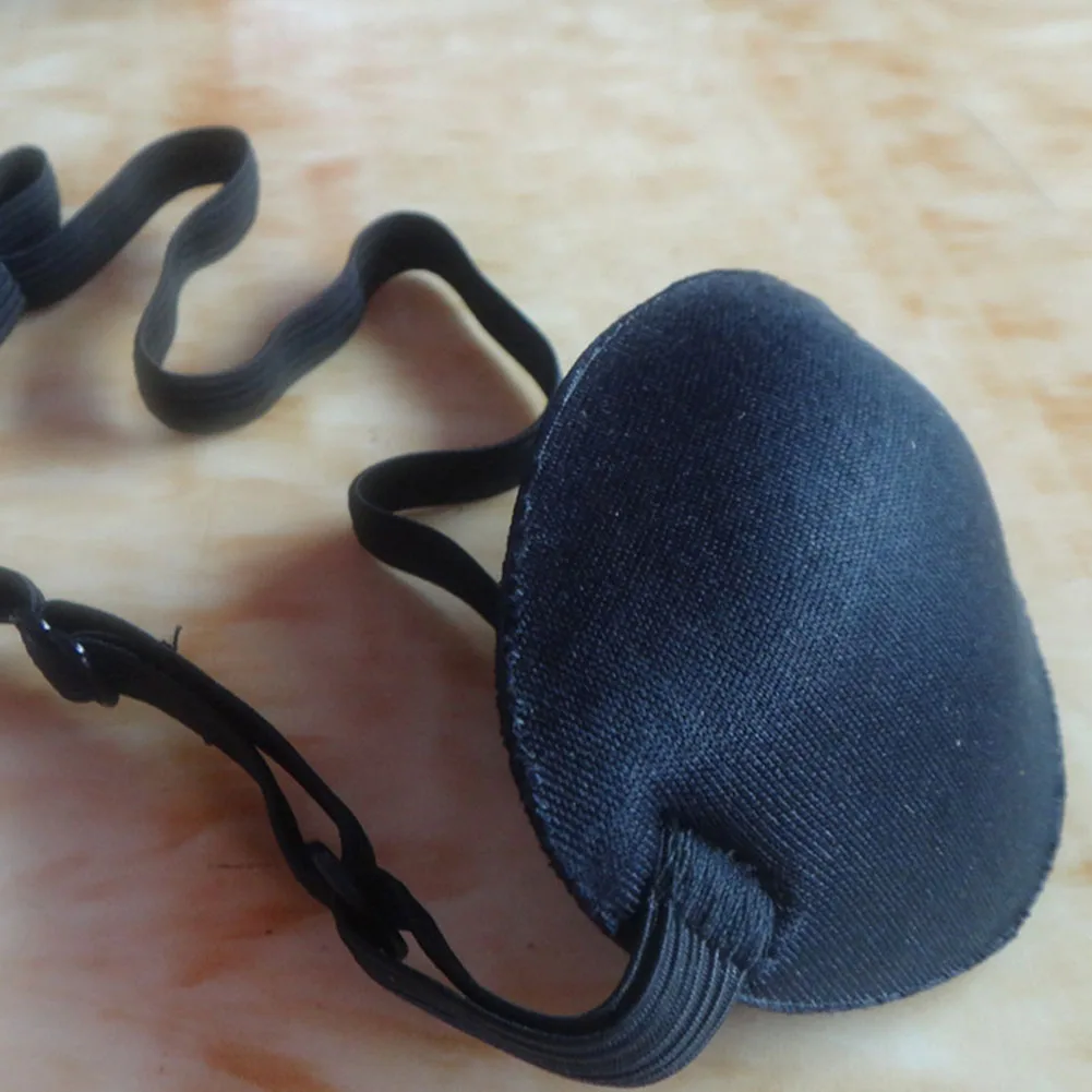 Black Use Concave Eye Patch 3D Foam Groove Shades For Men Women 1 PC | Дом и сад