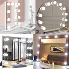 Настольное зеркало, светодиодное зеркало для профессионального макияжа с подсветкой, 3 цвета