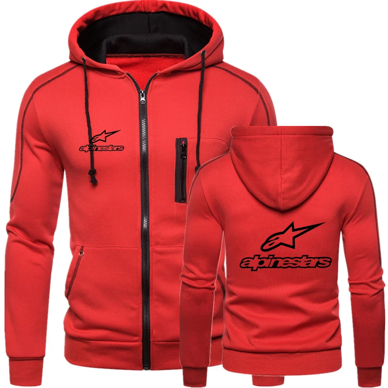 

Alpinestars Letter Printing Design 2021 Fashion Autumn Winter New Men's Track Field Sportswear Casual Personality Jacket Hoodie