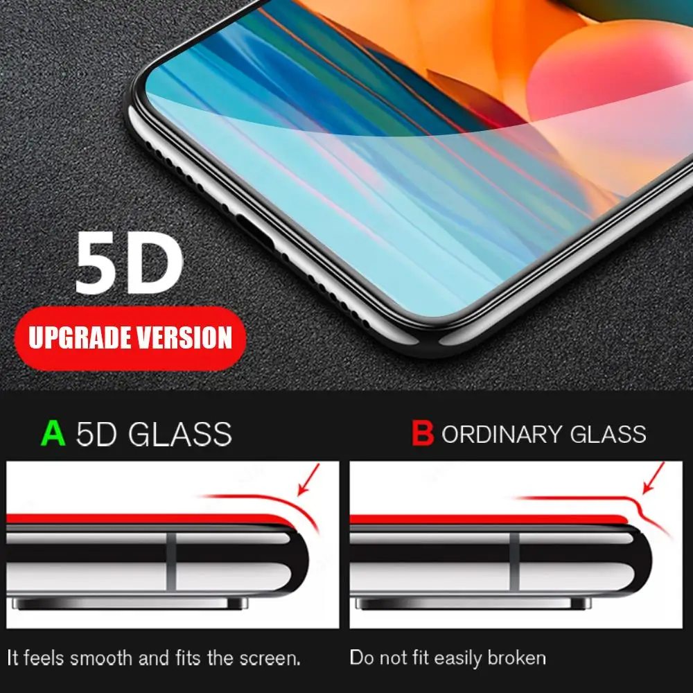 Tempered Glass For Xiaomi Redmi Note 11 Pro Note 10 9 8 7 6 Pro Max Screen Protector Redmi 10 Note 10s 9S 9T 8T 9C NFC 9A 8A 9 8