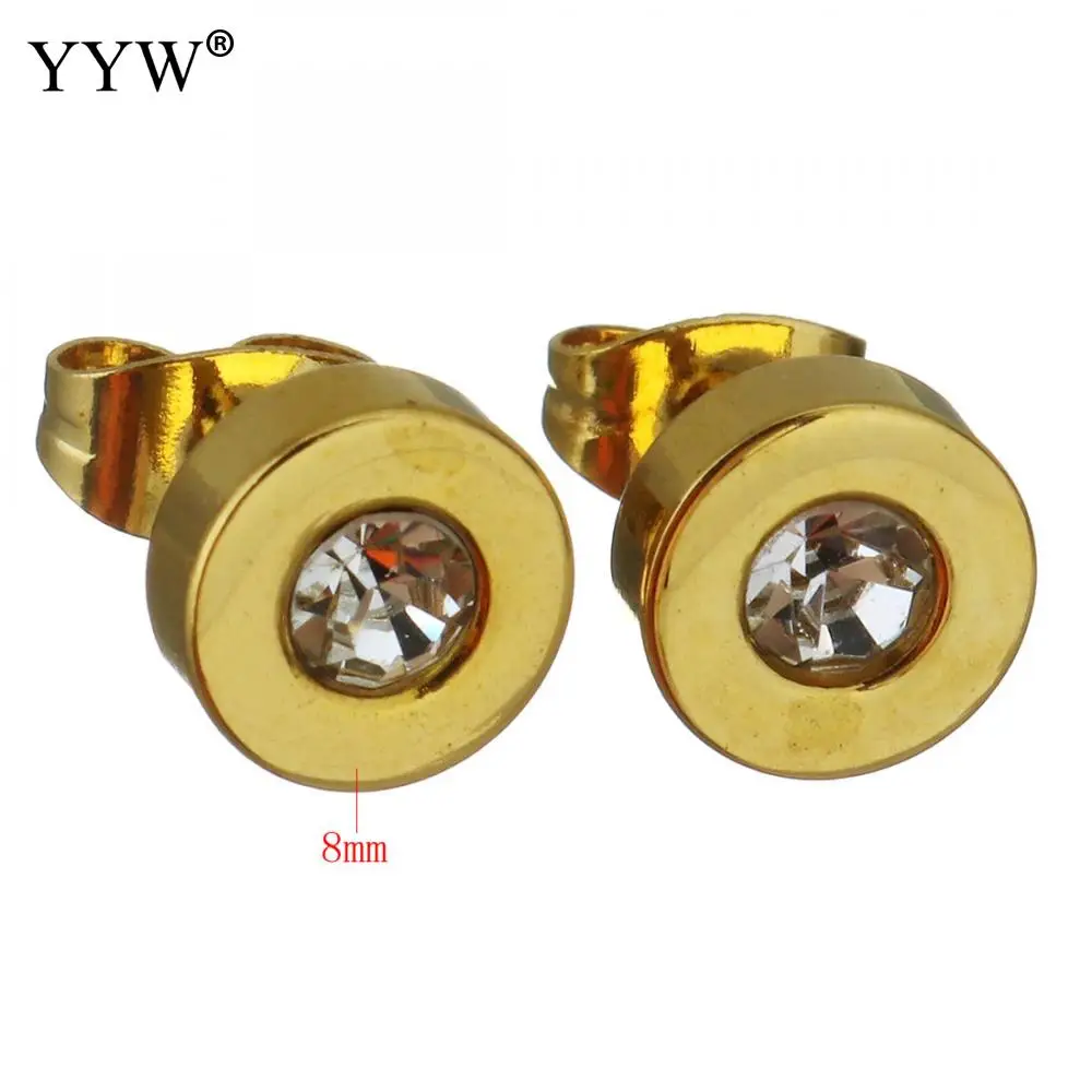 Комплект женских ювелирных украшений из нержавеющей стали 2019 серьги-гвоздики