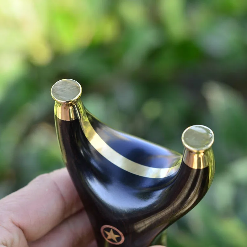 Популярные мощные рогатки из латуни + дерево Рогатка лук Катапульта Открытый