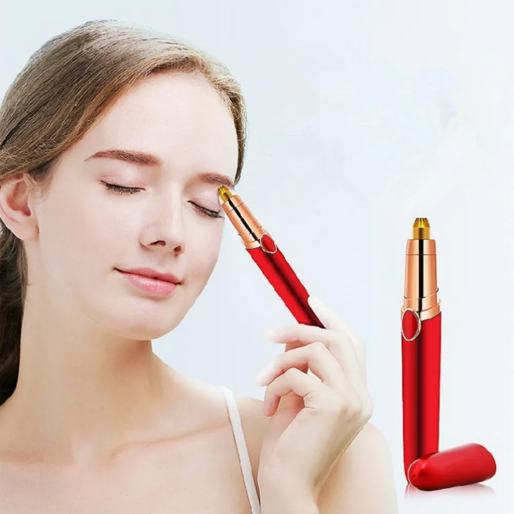 Electric Eyebrow Trimmer Hair Remover For Women Painless-precision Eye Brow Razor Epilator/facial Battery-operated | Красота и