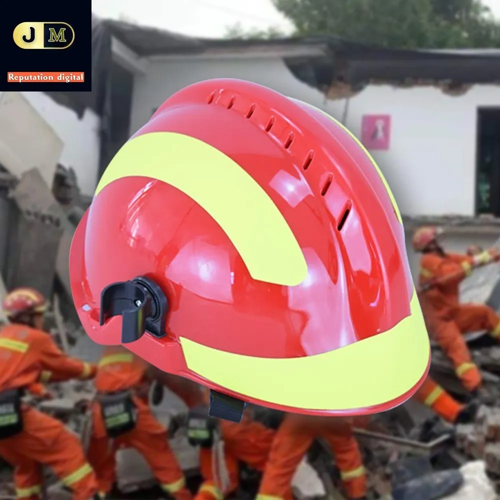 

Emergency Rescue Helmet Firefighter Safety Helmets Workplace Fire Protection Hard Hat Protective Anti-impact Heat-resistant