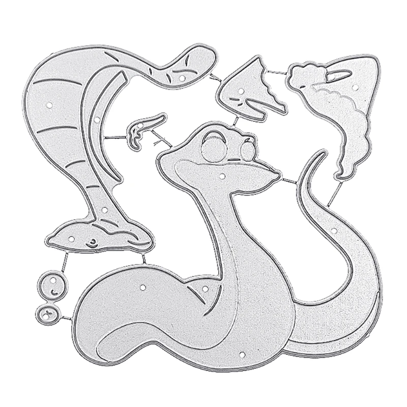 

Snake in a Hat Carbon Steel Cutting Dies DIY Scrapbooking Photo Album Embossing Paper Cards Making Stencil Decorative