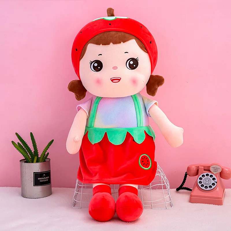 

Creative Stuffed Dolls Plush Fruit Doll Strawberry Pineapple Watermelon Plush Toy Kawaii Figure Kids Boy Toys Christmas Gift