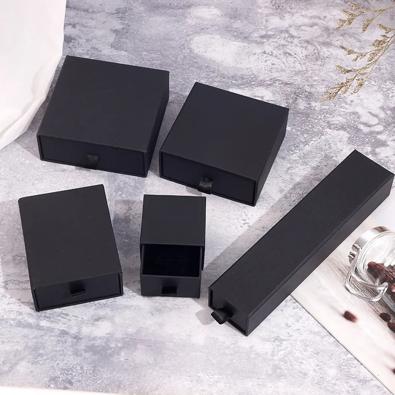 24 шт. картонная коробка для ювелирных изделий с логотипом на заказ|Упаковка и