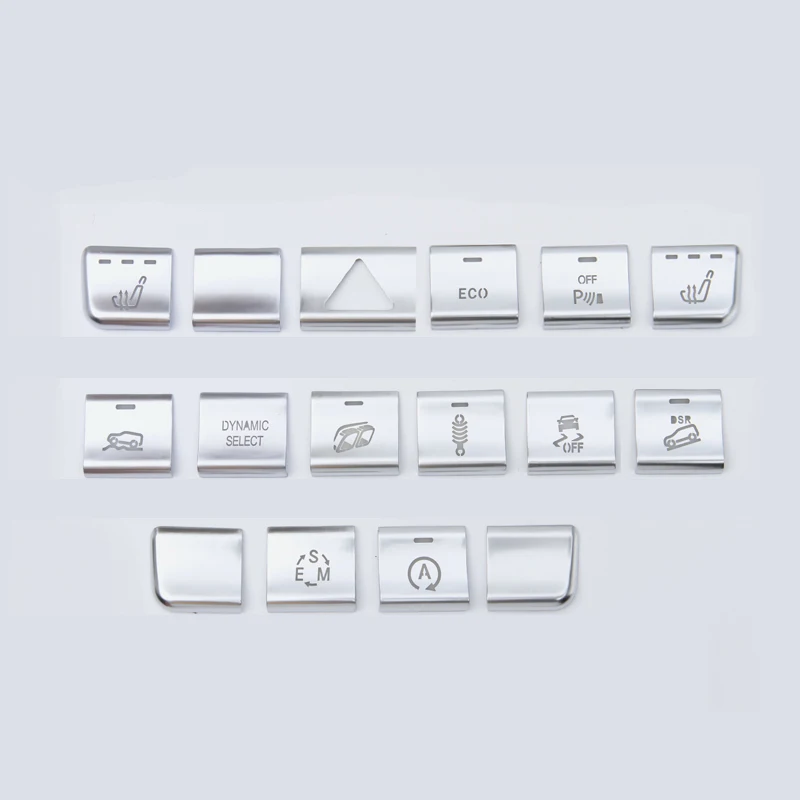 Стайлинг автомобиля CD панель кнопка центральной консоли хромированная наклейка