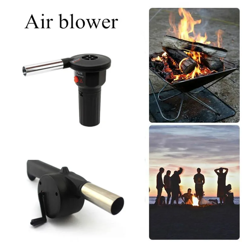 Портативная воздуходувка Беспроводной Ручной Пожарный вентилятор питание от