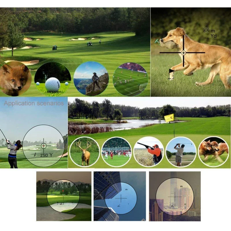 Лазерный дальномер охотничий телескоп лазерный Гольф цифровой Монокуляр