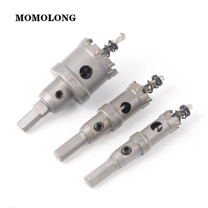 

Top Grade Superhard Alloy Drill Bit 14-120mm TCT Hole Saw Cutting Tools Stainless Steel Metal Carbide Cobalt Steel CвеѬла