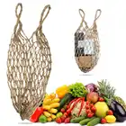 2020 New Mesh Shopping Bag Reusable String Fruit Storage Handbag Totes Women Shopping Mesh Net Woven Bag Shop Grocery Tote Bag