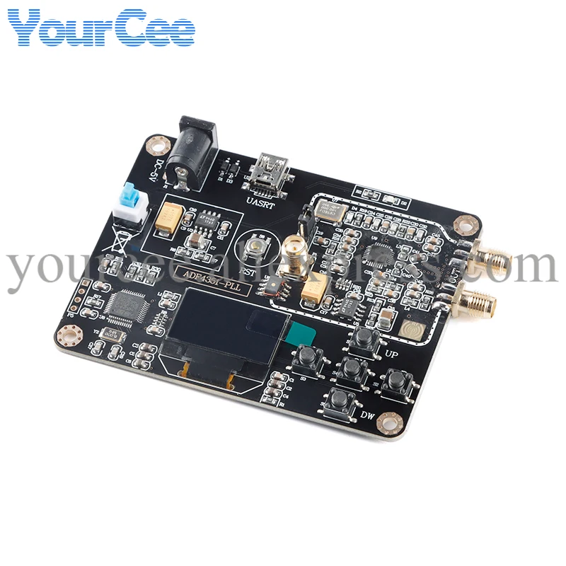 Макетная плата ADF4351 с OLED-дисплеем профессиональный радиочастотный модуль точным