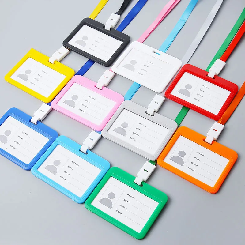 1 шт. Симпатичный Двусторонний прозрачный идентификационный значок