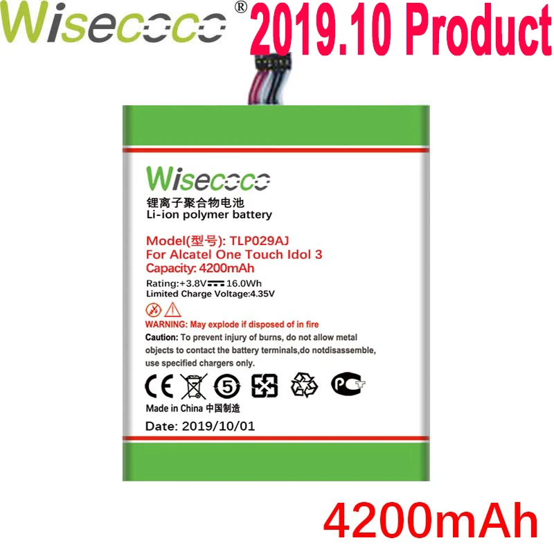Wisecoco TLp029A1 TLp029AJ TLp029A2 TLP029A2-S Батарея для Alcatel One Touch Idol 3 Pop 3 5," 5025D 5025E 5025G 5025X 5025N