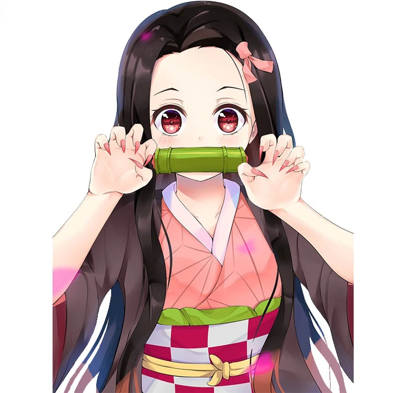 

Kamado Nezuko Kimetsu No Yaiba Stickers for Passat B5 Car Sticker Auto Decoration Laptop Camper Decal Exterior Decor PVC13x11cm