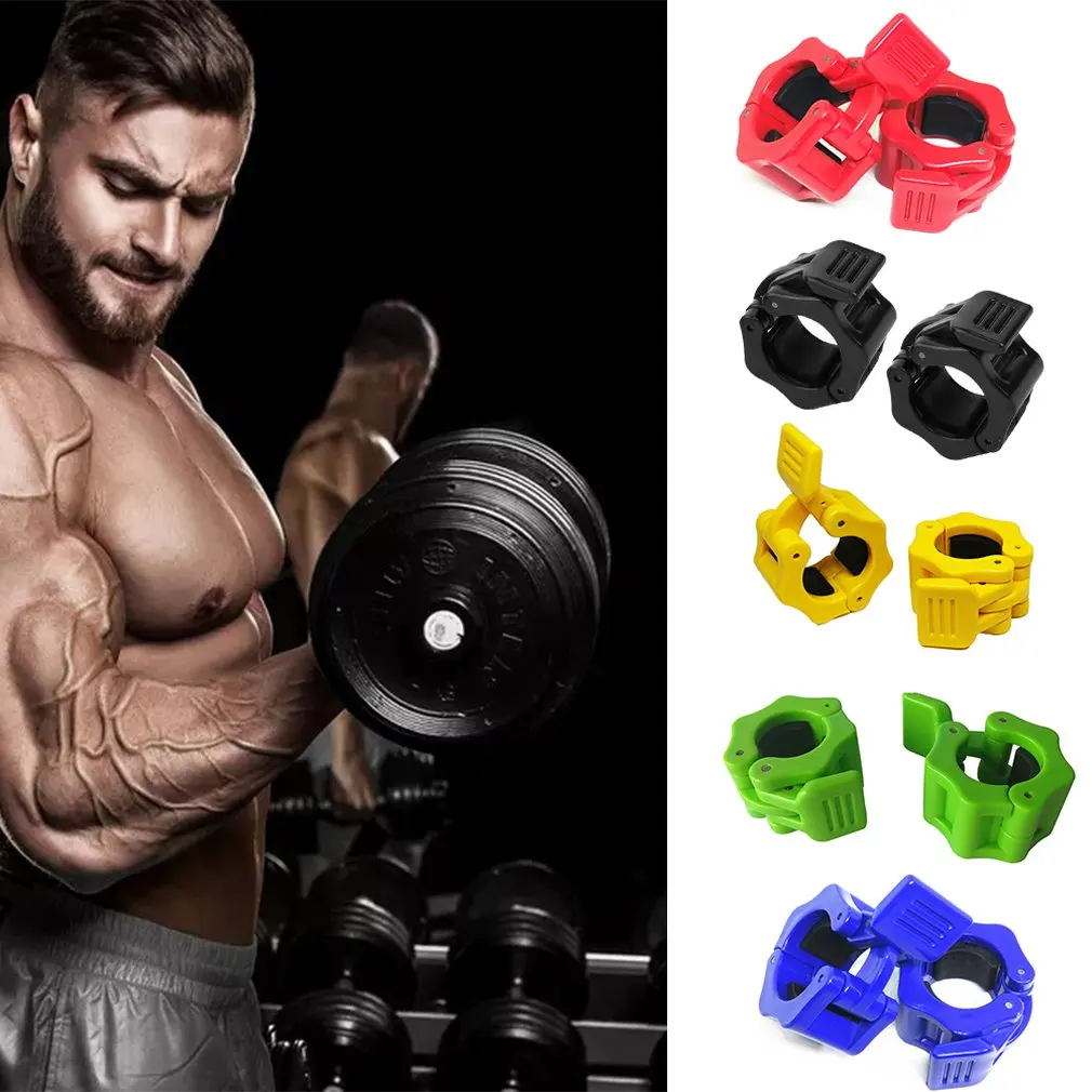 Пластиковая пряжка для гантели штанги нейлоновый зажим Пряжка подтяжки веса