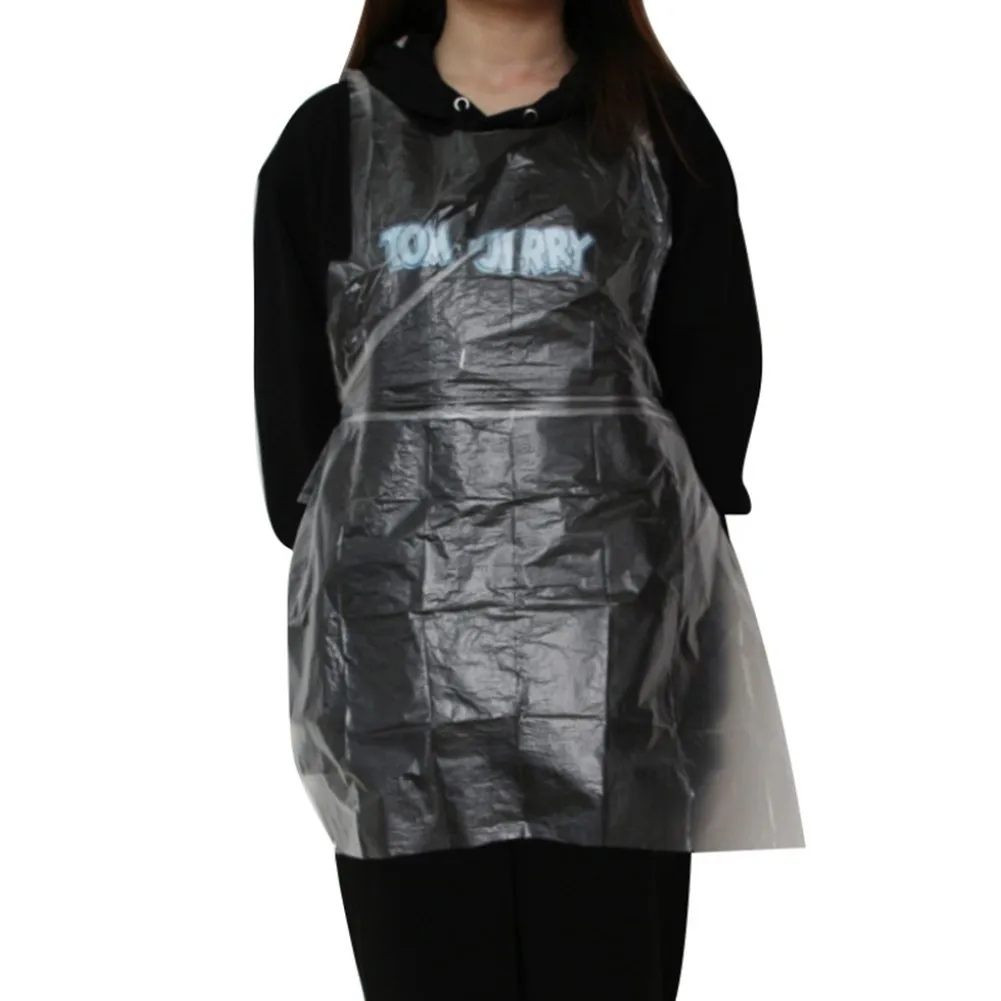 

100Pcs Multifunctional Disposable Apron Cooking Painting Waterproof Dinner Party Apron Kitchen Cooking Apron