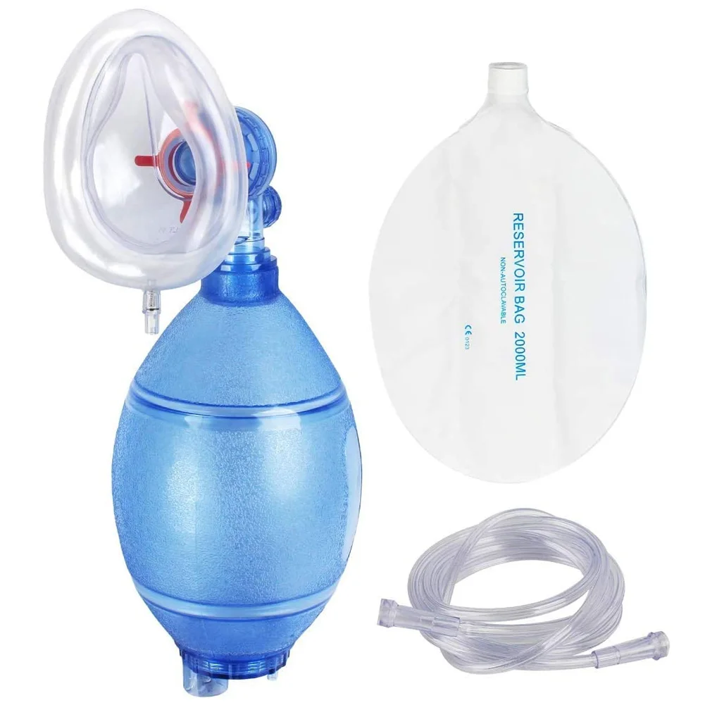 Ручной реаниматор для взрослых ПВХ мешок оказания первой помощи кислородный
