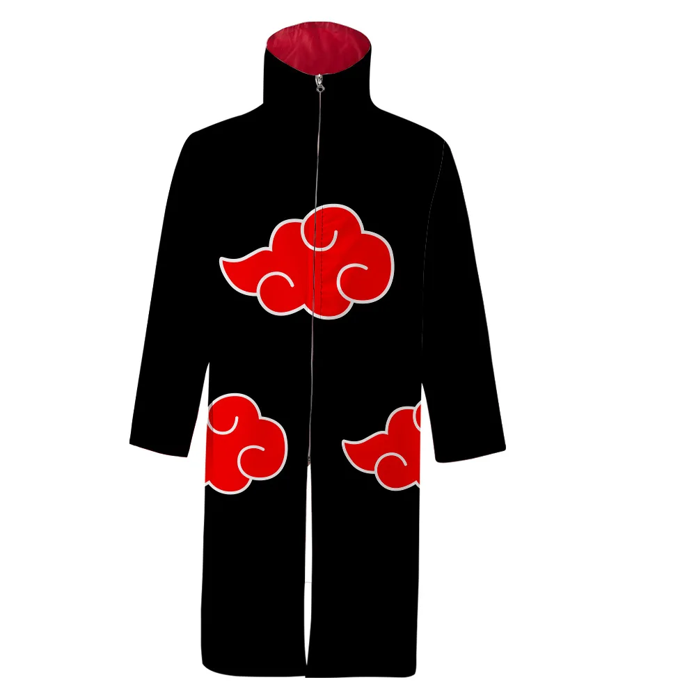 

Anime Cosplay Costumes Clothing Hokage Konan Pain Cloak Orochimaru Deidara Red Cloud Symbol Trench Jumpsuits Jacket