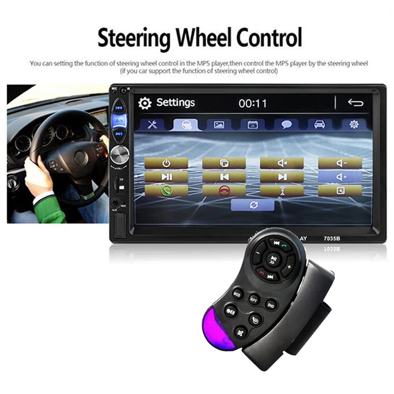 Автомагнитола 2 din 7 дюймов с поддержкой Bluetooth MP4 MP5 | Автомобили и мотоциклы