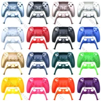 yuxi for playstation 5 ps5 controller front back housing case cover faceplate decoration shells for ps5 gamepad