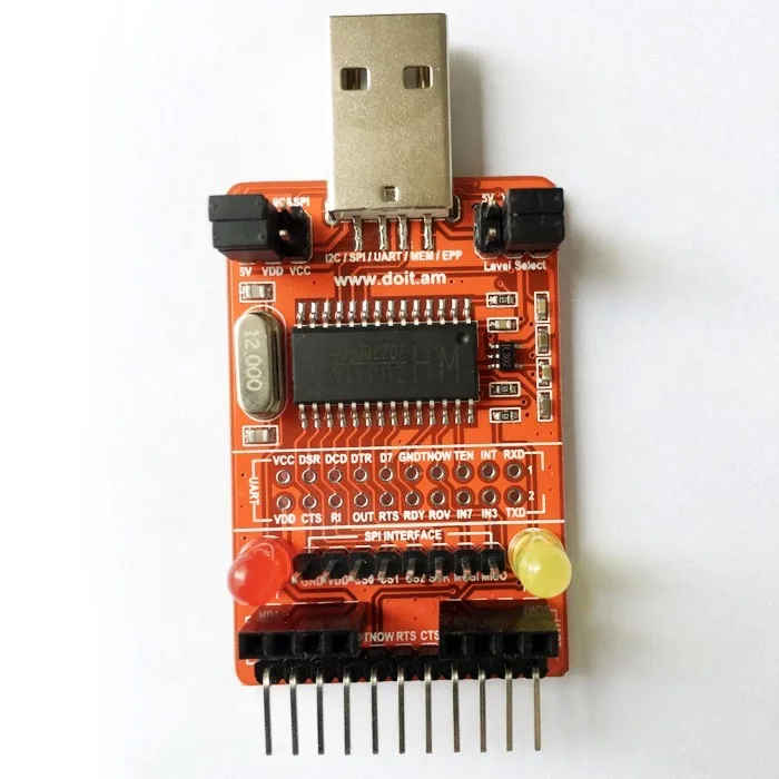Адаптер CH341A с USB на I2C/IIC/SPI/UART/TTL/ISP параллельный конвертер портов EPP/MEM |