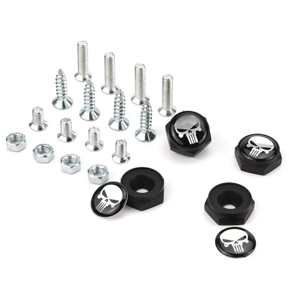 

Автомобильные аксессуары, винты для номерного знака, модифицированный индивидуальный винт для номерного знака, винты для держателя номерного знака с рисунком черепа