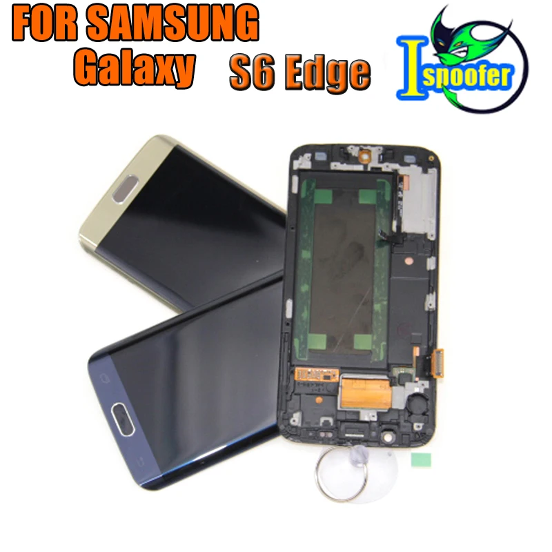 Сменный сенсорный ЖК экран AMOLED для SAMSUNG Galaxy s6 edge G925 G925F G925I|Экраны мобильных