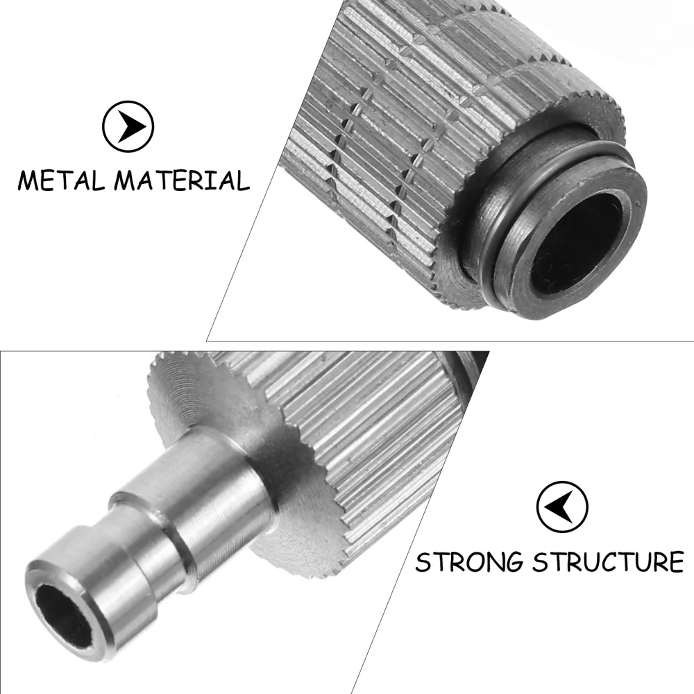 

1 Set Airbrush Adapter Airbrush Hose Quick Release Fitting with Male Connectors