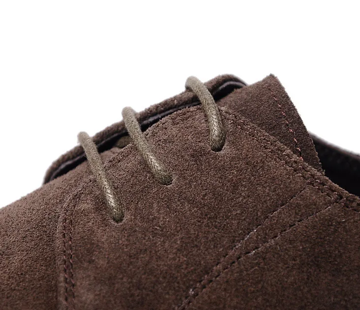 

QYFCIOUFU New Arrival Suede Shoes Stylish Lace-up Mens Dress Shoes Italy Style Handsome Casual Pointed Toe Fashion Formal Shoes
