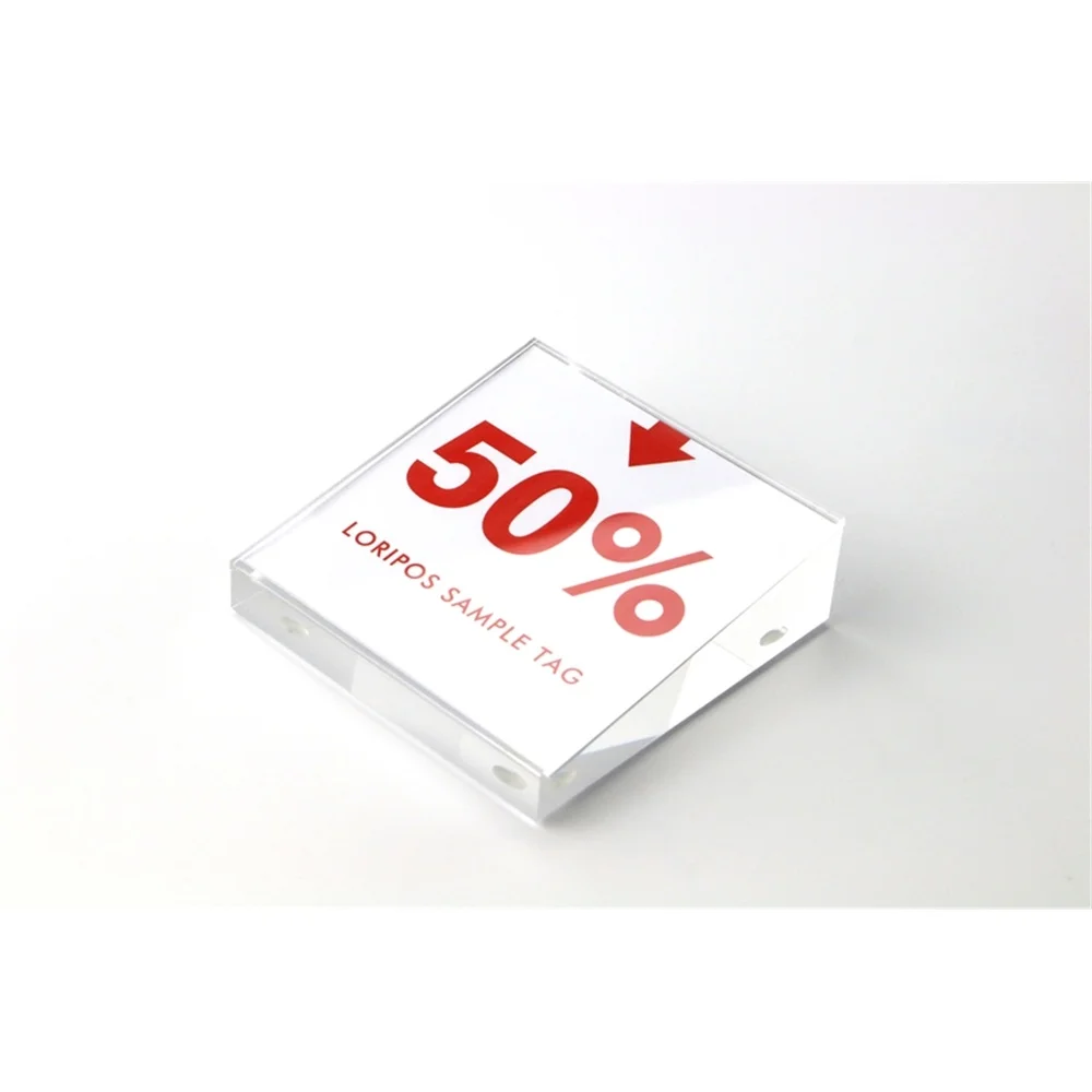 100*100 мм акриловый бирка для цены стенд настольная подставка карточка постер