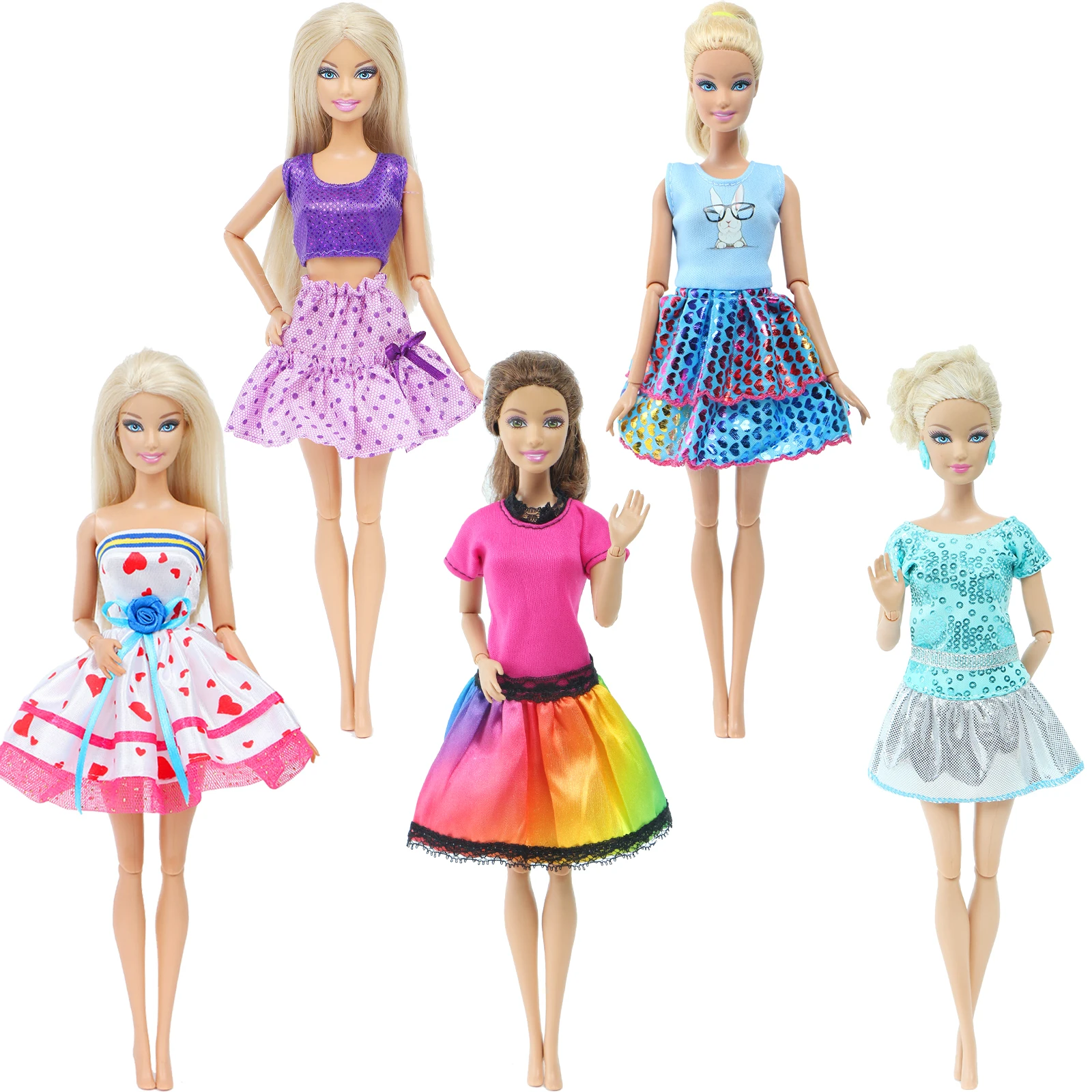 Свадебное платье и юбка ручной работы набор из 6 предметов Комплект детских