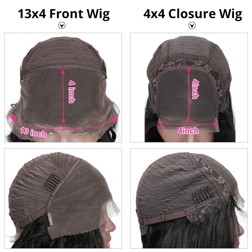 Али перламутровые волосы 13х4 кружевные передние человеческие парики бразильские