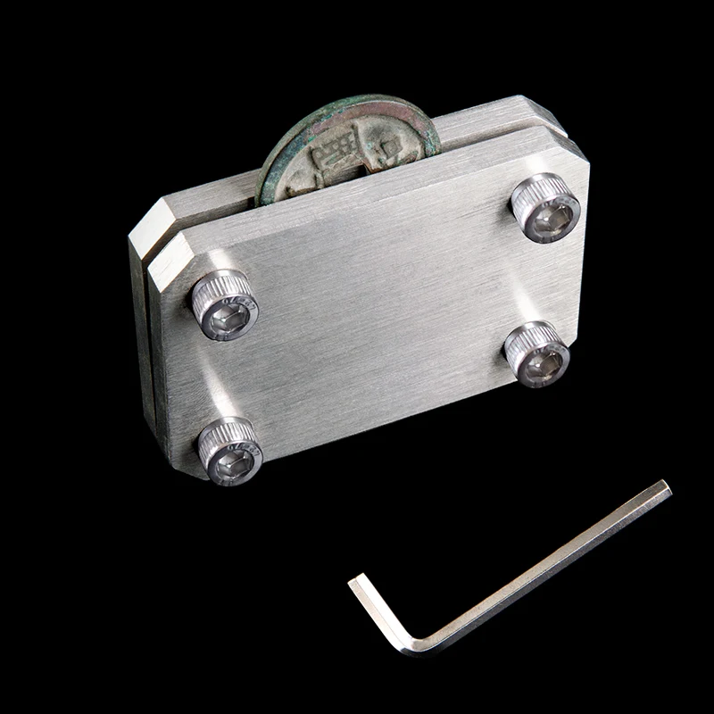 

Медь монета волос прилагается старинная монета сплющивающий инструмент прилагается старинная монета анти-деформации без каблука с вакуумными шинами бронзовая монета Нержавеющая сталь уплощение