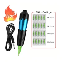 rotary machine tattoo pen professional tattooist liner and shader electric motor aluminum alloy tattoo gun with clip cord