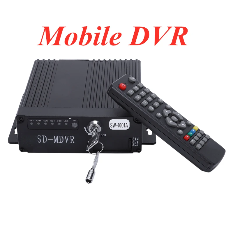 Видеорегистратор 4Ch Mini в реальном времени Автомобильный мобильный