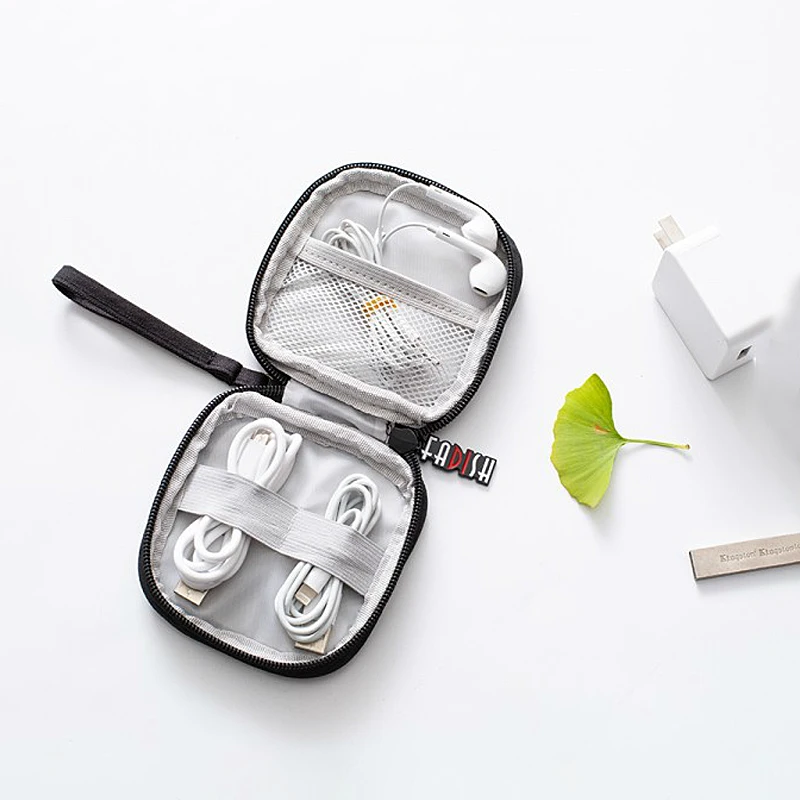 Портативная мини сумка для наушников кабелей карт памяти мелких предметов| |