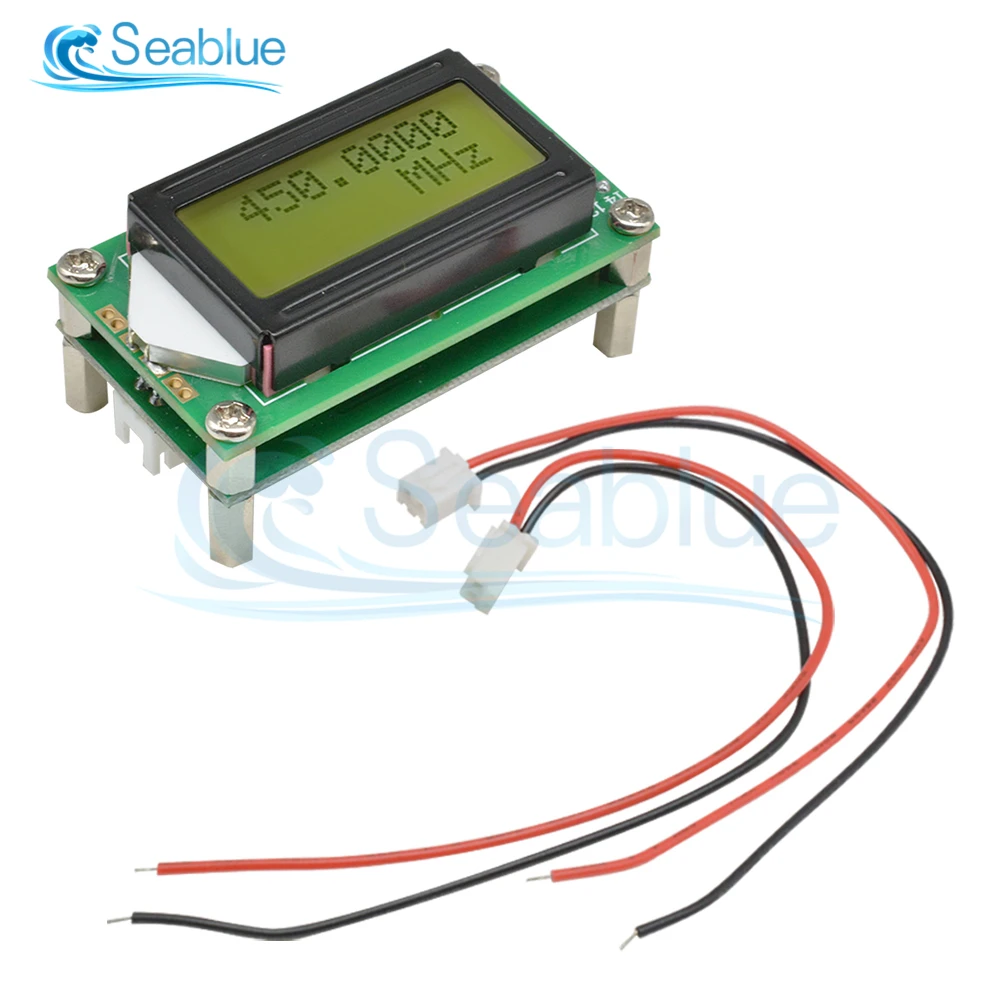 DC 9 12V 1MHz 1 2 GHz RF счетчик частоты тестер цифровой измеритель PLJ 0802 E ЖК дисплей экран