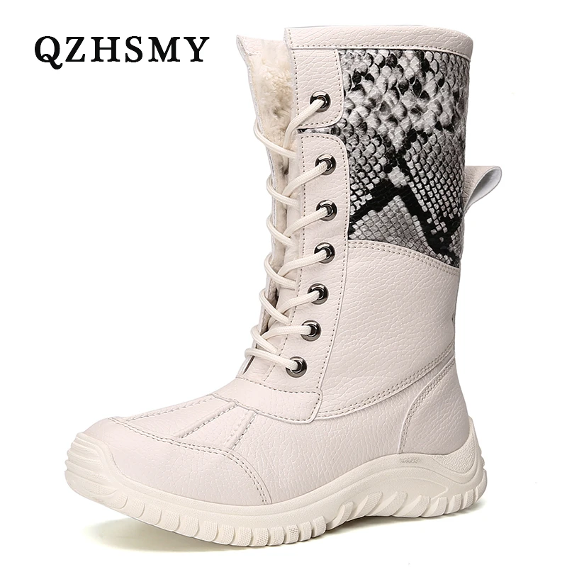 

2020 Winter Women Boots Knee-high Keep Warm Waterproof Snow Boots Women Comfortable Ladies Winter Black Shoes Women High Boots