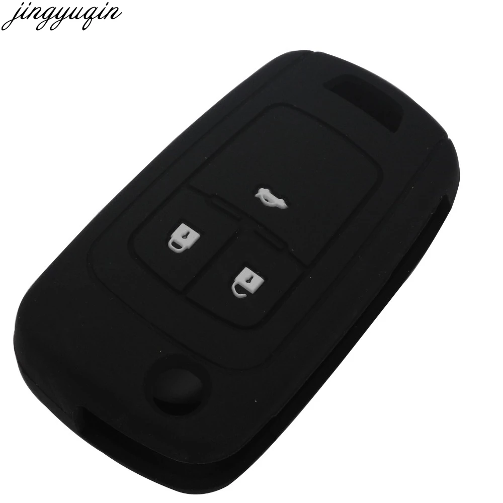 Jingyuqin 3B силиконовый чехол для ключа Chevrolet Regal Lacrosse Encore Excelle GT/XT /Opel Astra VAUXHALL MOKKA Zafira