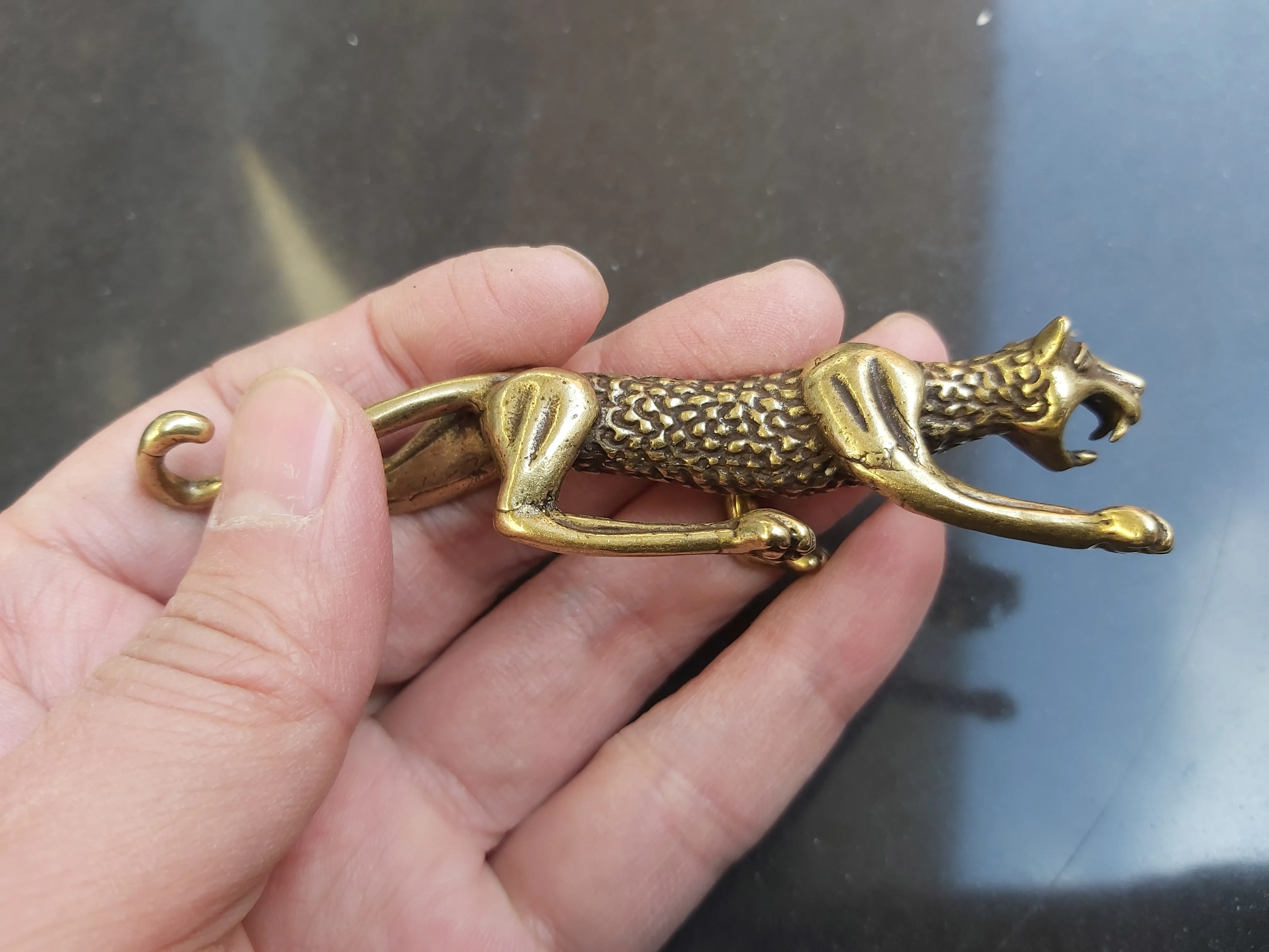 Античная статуя из чистой латуни медное украшение статуэтка религиозного