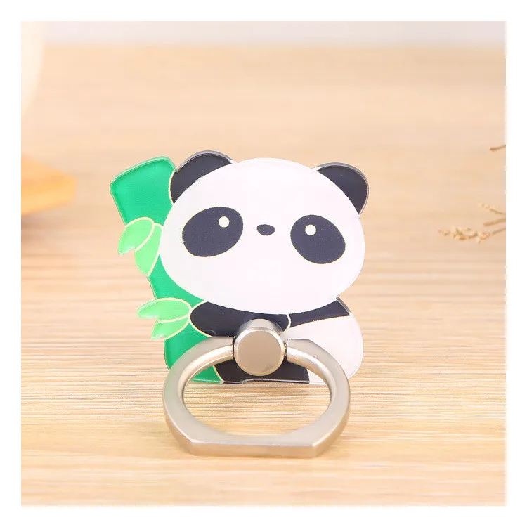 

Panda Bear Cute Animal Mobile Phone Stand Holder Finger Ring Smartphone Cartoon Holder Stand for All Phone