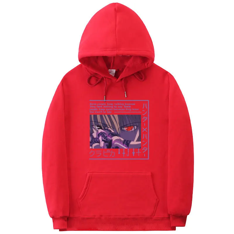 Anime Hunter X Men Women Pullovers Hoodies Sweatshirts Killua Zoldyck Devil Eye Print Hoody Streetwear Tops | Мужская одежда