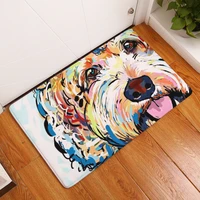 cartoon bedroom living room carpet entrance doormat dog printed non slip bathroom kitchen rug home decoration hallway mat