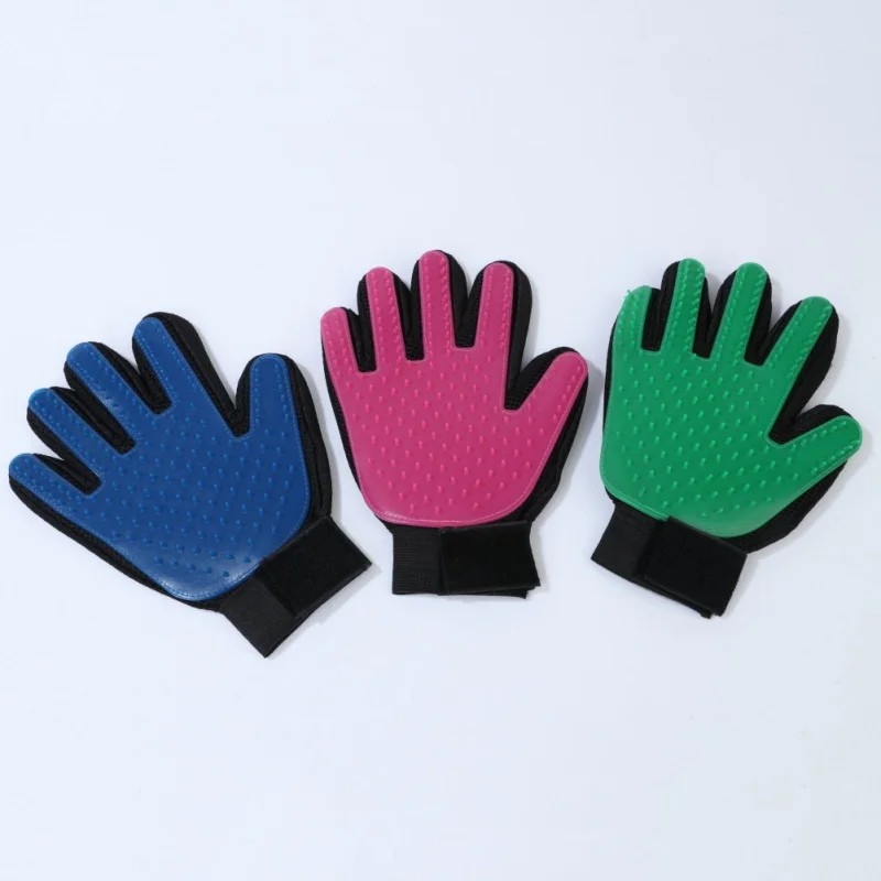 Собака Кот щетка силиконовые перчатки Бережный уход за шерстью домашнего