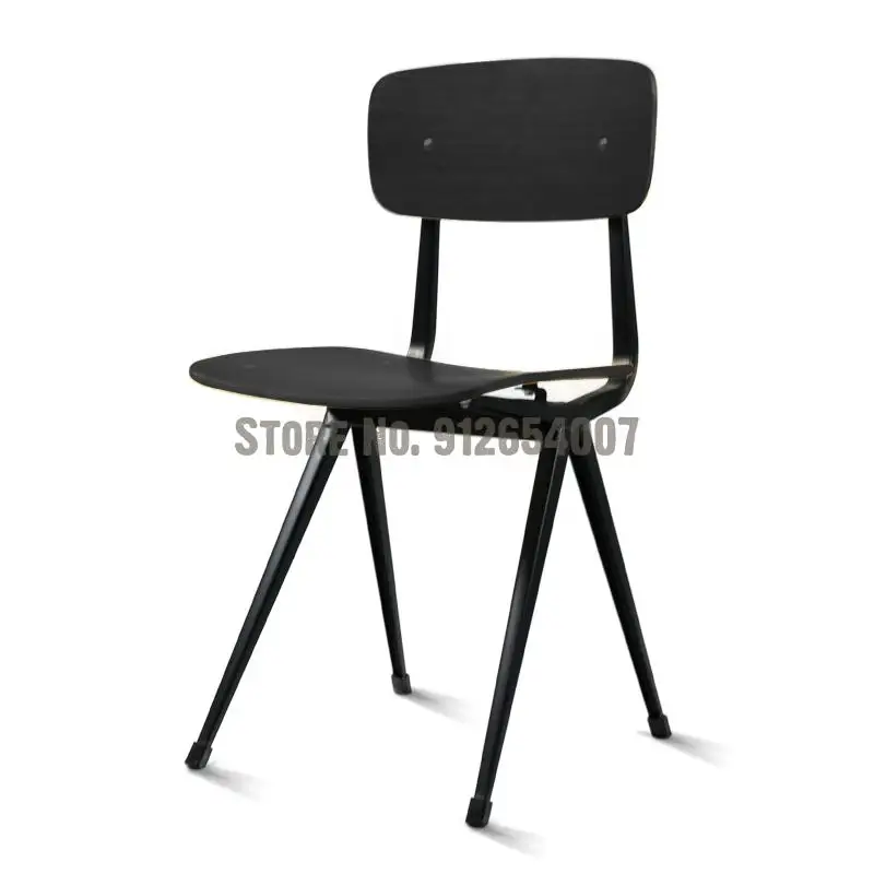 Customized Nordic Minimalist Wrought Iron Study Ins Family Dining Chair Retro Desks And Chairs Loft Conference Industrial | Мебель