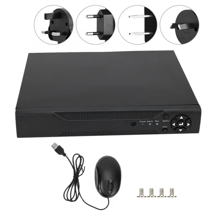 Сетевой видеорегистратор 8CH CCTV сетевой жесткий диск 5MP/4MP/1080 P/720 P камера 100
